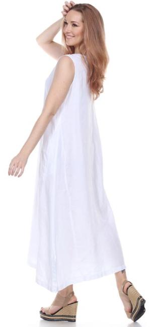 White linen a outlet line dress