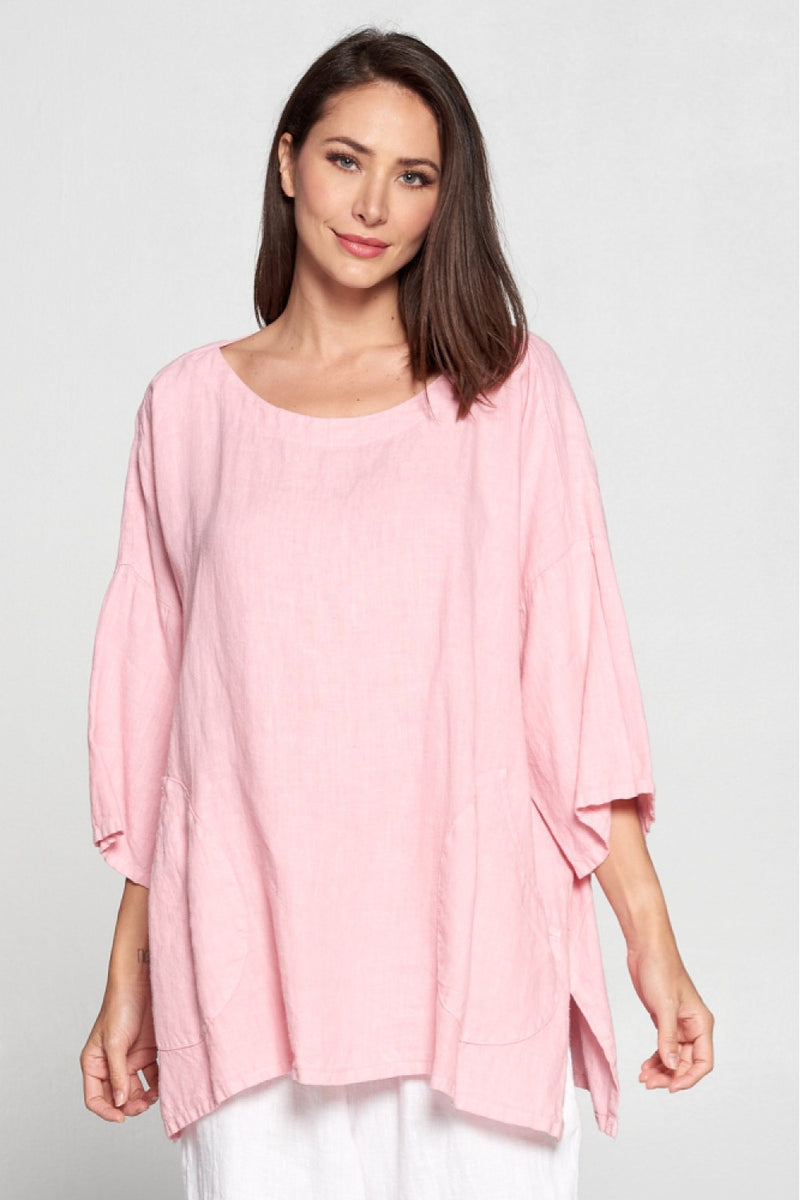 Final Sale! La Fixsun Linen Oversized Dropped Shoulder Moon